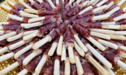 Grissini con jamón ibérico de bellota