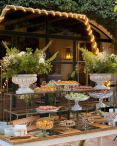 coctel de bienvenida catering